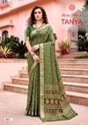 Tanya Vol 4 By Kashvi Dull Moss Viscose Border Saree 
